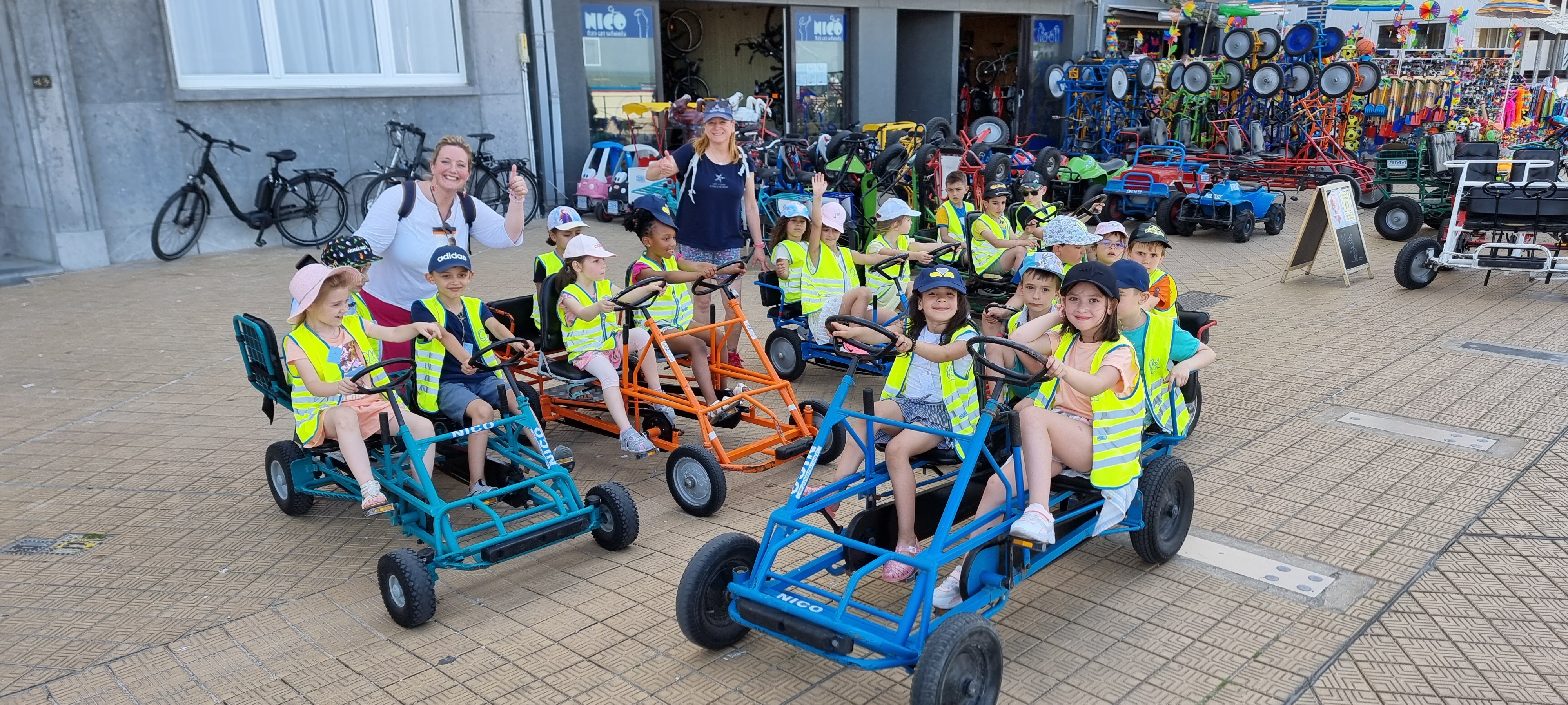 Schooluitstappen gocarts